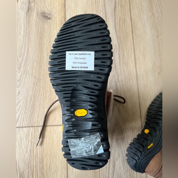 UGG Tan and Red Checkered Boots - Picture 3 of 6